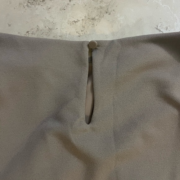 Abercrombie & Fitch Elegant Sand Ruched Dress NWT Size XL - Picture 9 of 11